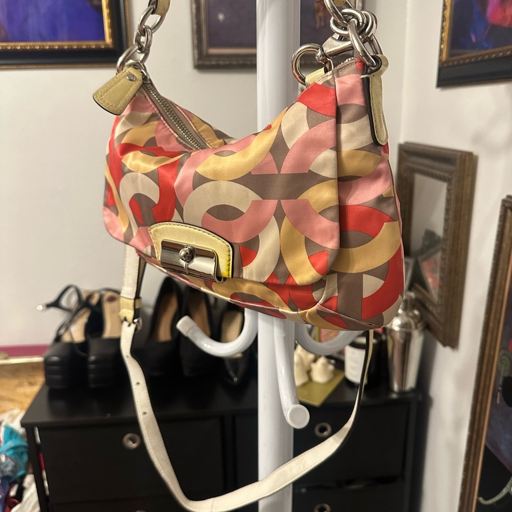 Coach Stylish Multicolor Patterned Women's Hobo B… - image 3